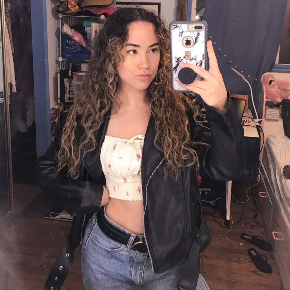 Faux Leather Jacket